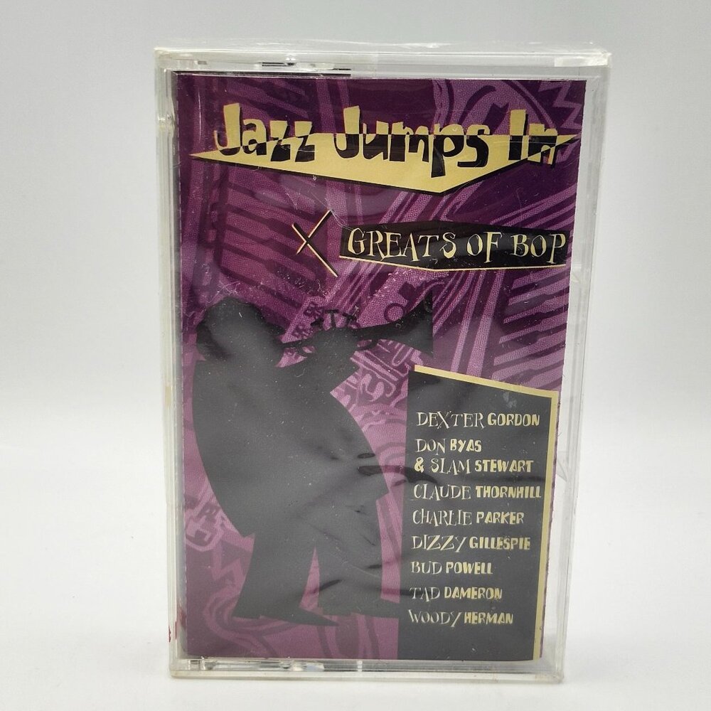 Jazz Jumps In Greats Of Bop Cassette Various Artists 1995 K-Tel 336-4 Sealed